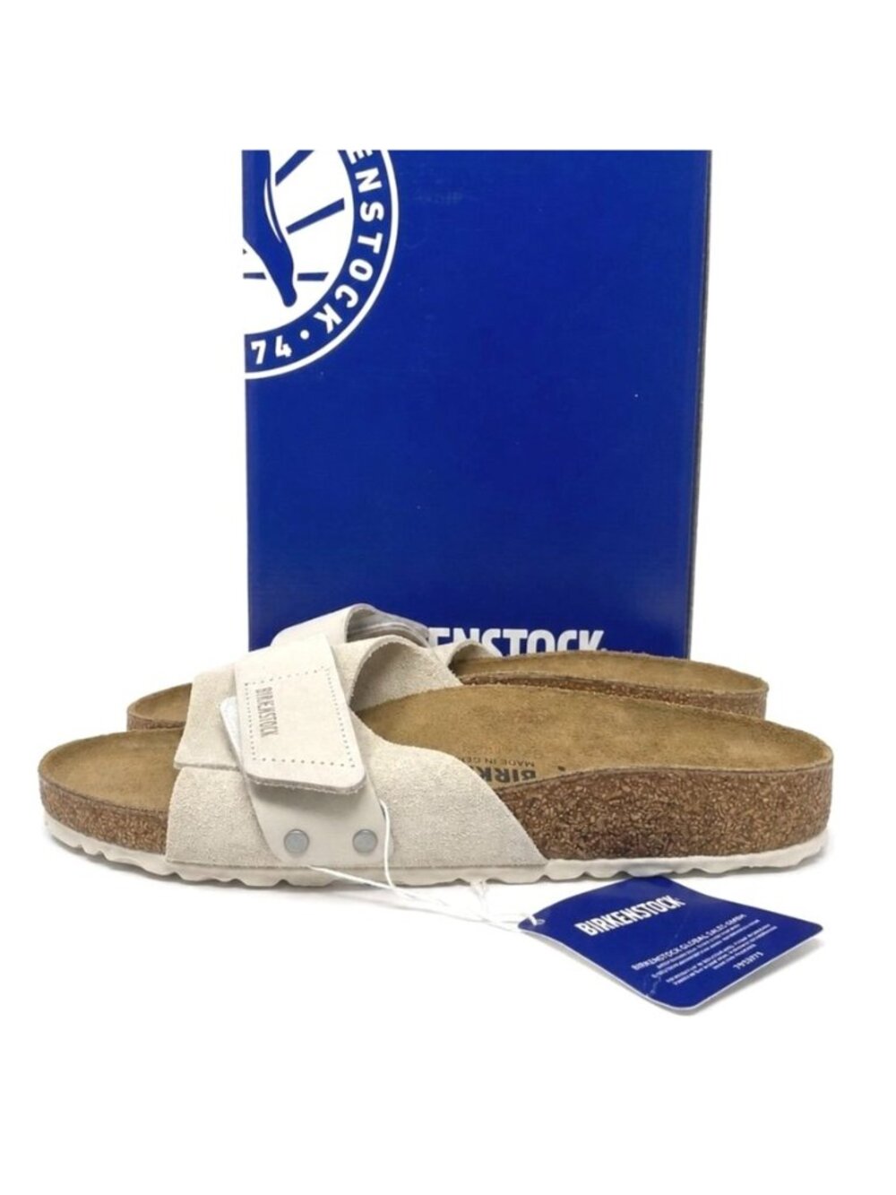 Birkenstock Oita Nubuck Modern Suede Antique White Size EU 40 Narrow Fit